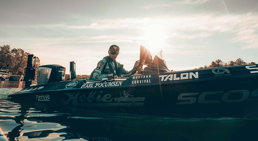 carl jocumsen prepares for lake tenkiller