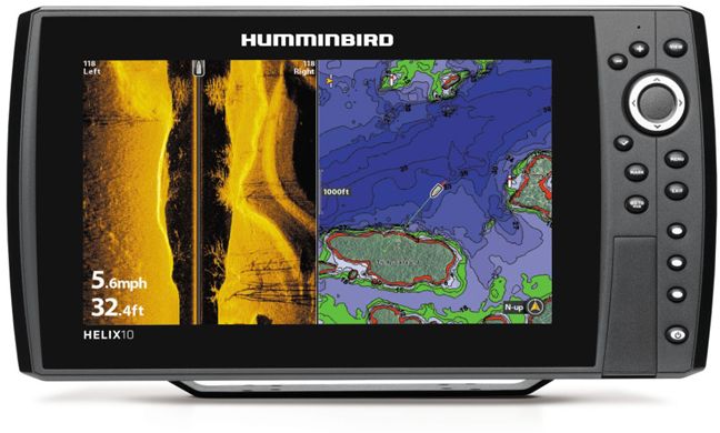 Humminbird Side Imaging on HELIX 10