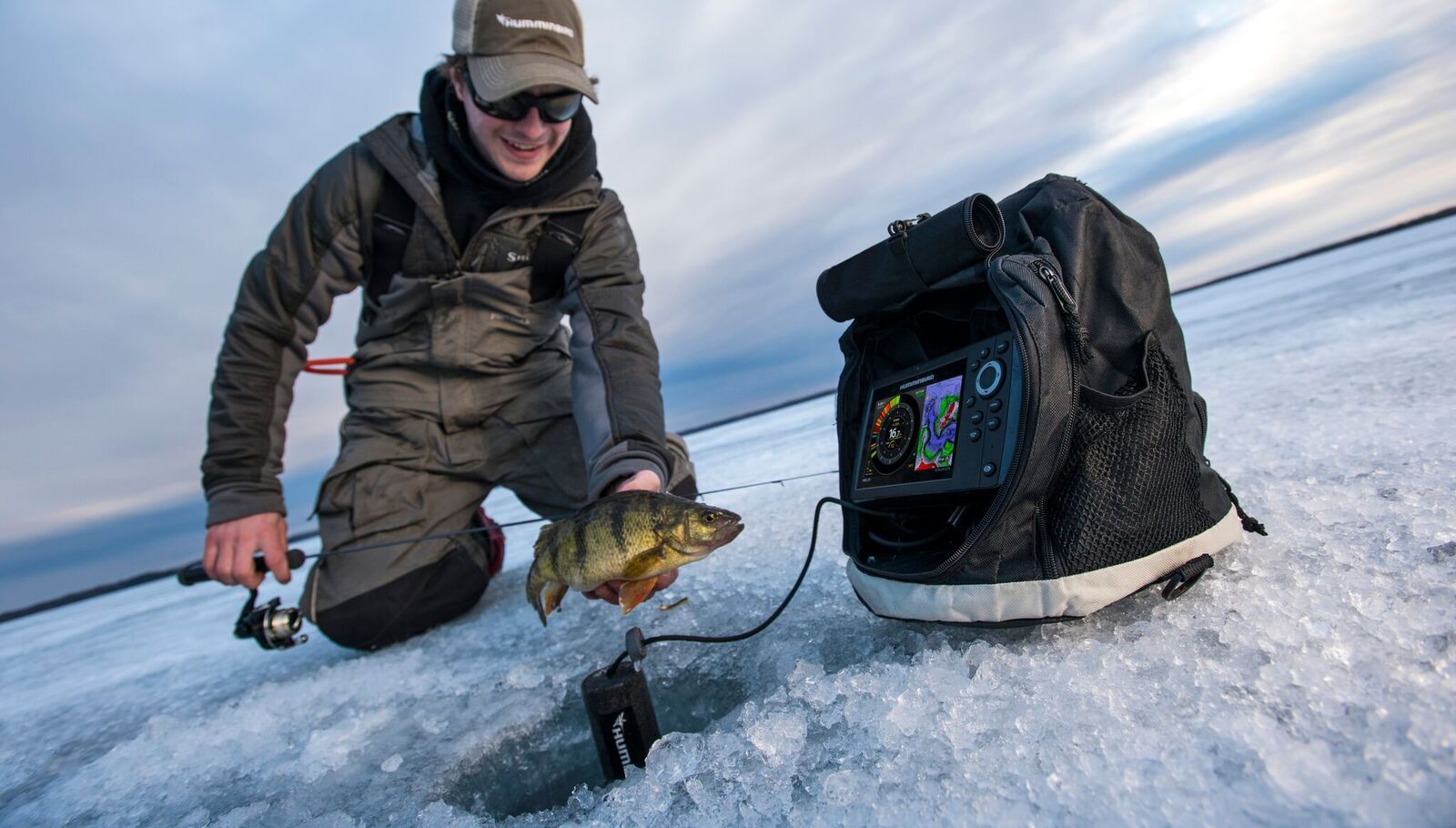 NEW HUMMINBIRD® ICE HELIX 5 AND 7 CHIRP GPS G2 SONAR UNITS GIVE