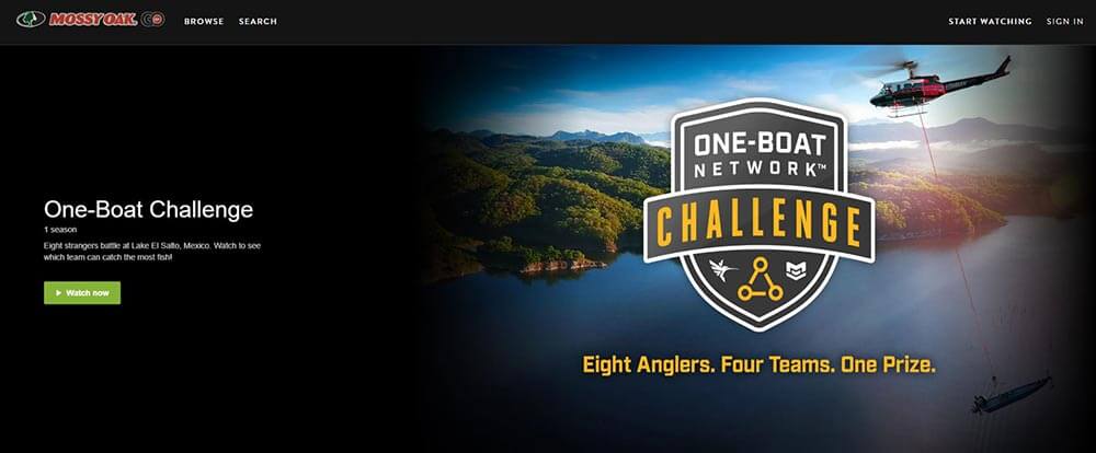 one-boat challenge to air on mossy oak go app