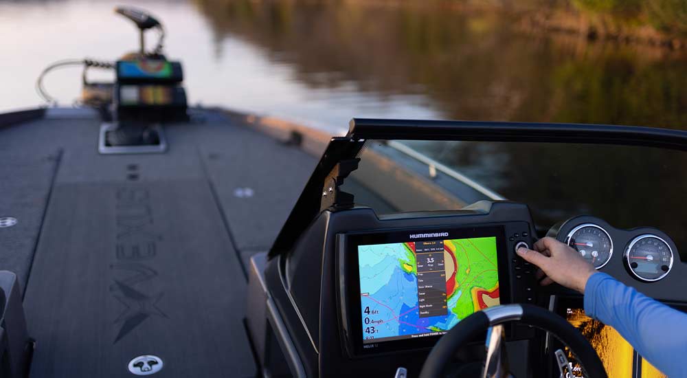 fish finder with trolling motor networking