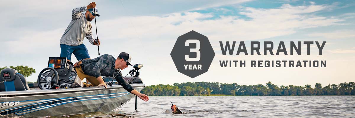 xplore fish finder 3 year warranty