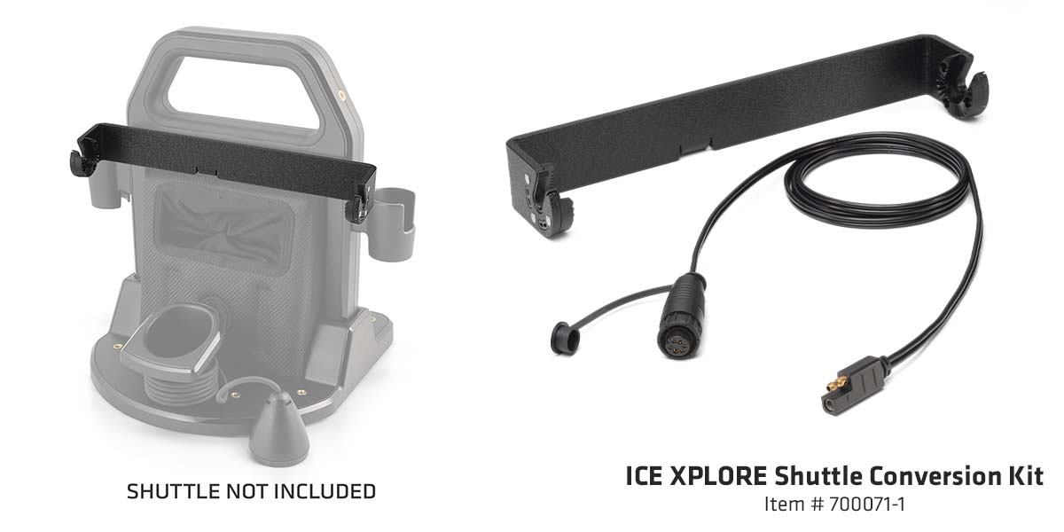 humminbird ice xplore shuttle conversion kit