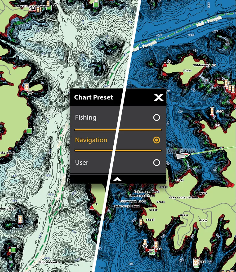 Sports Outdoors Fishing Charts Maps
